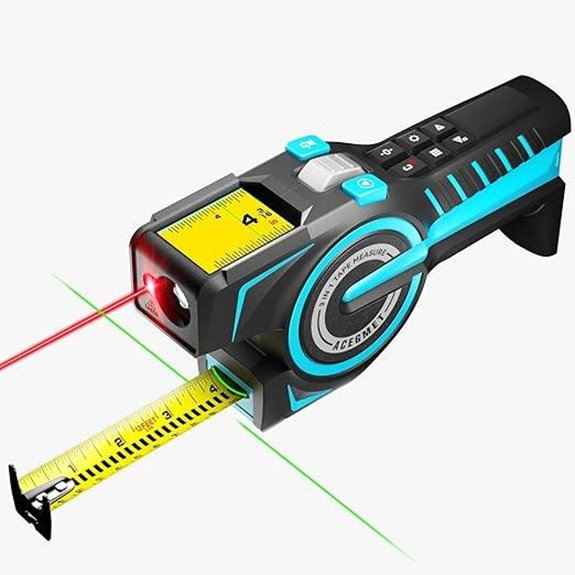 3-in-1 Digital Tape Measure with Laser & APP Sync