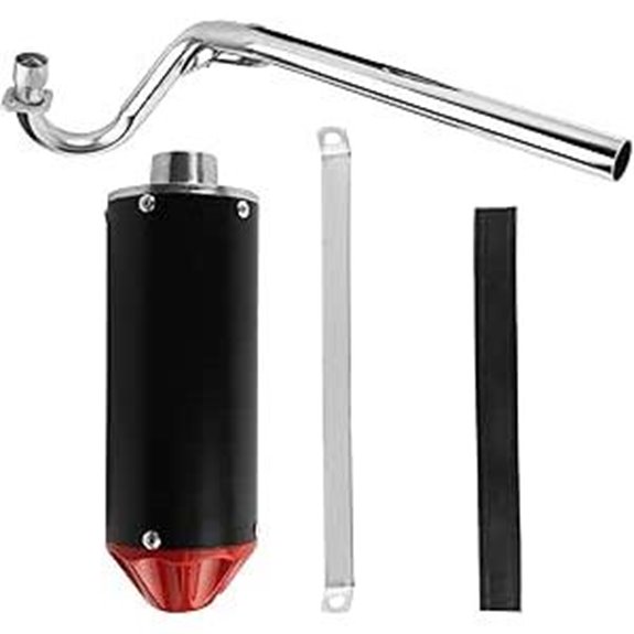 Flypig Dirt Bike Exhaust Muffler for 50-125cc Motorcycles