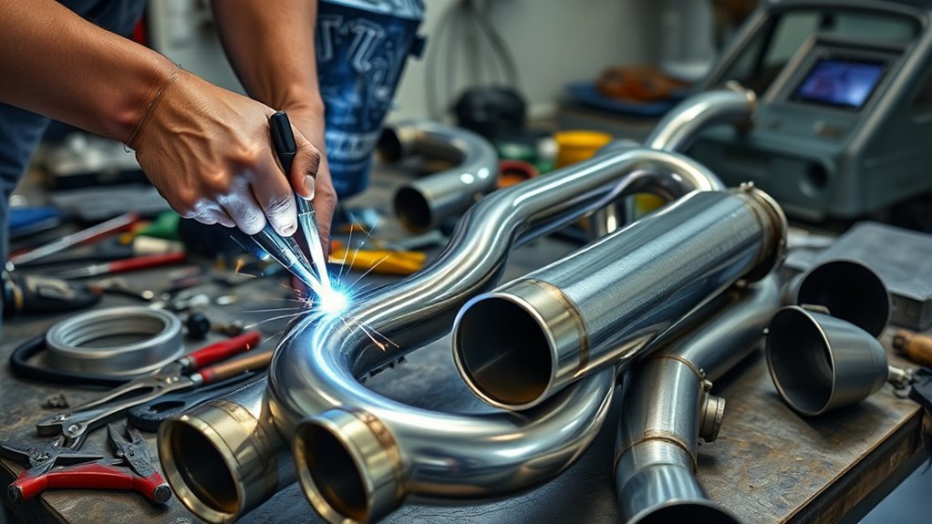 diy exhaust system construction