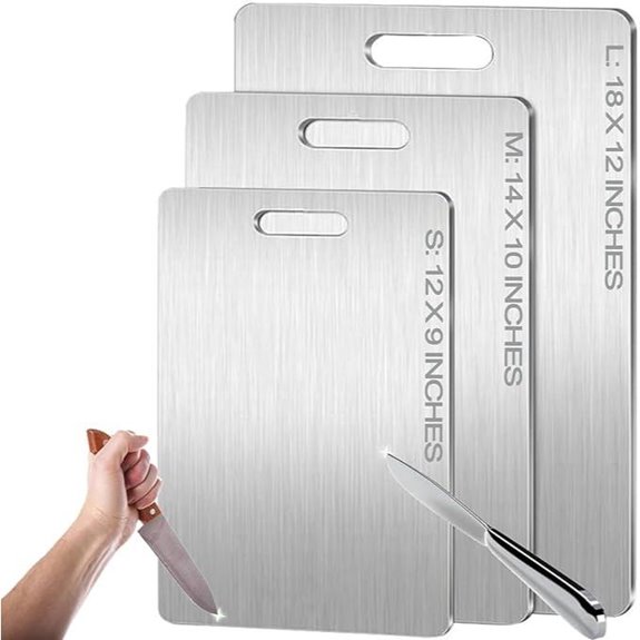 Titanium Cutting Board 2025 Double-sided Food-Grade
