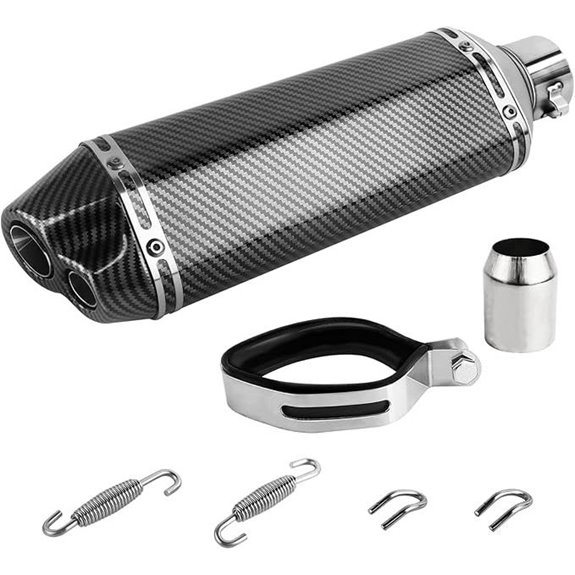 FLYPIG Dual Outlet Exhaust Muffler for Dirt Bikes