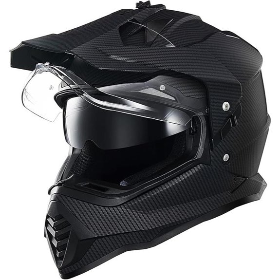 ILM Dual Sport Motorcycle Helmet with Pinlock Visor