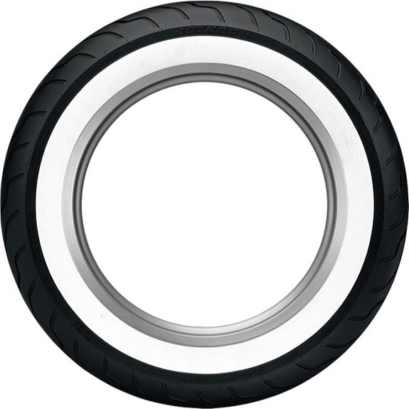 Dunlop American Elite Whitewall Rear Tire (Wide Whitewall / MU85B16)
