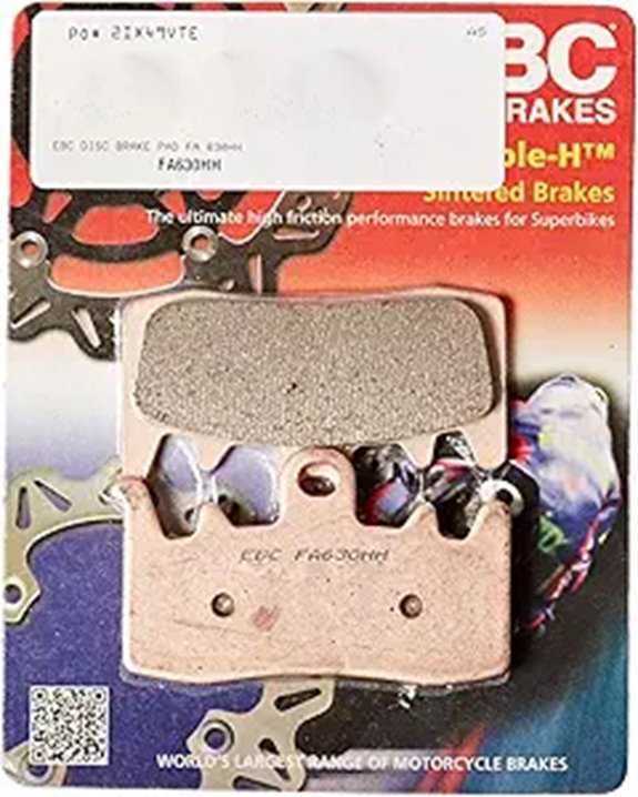 EBC Brakes FA630HH Double-H Series Sintered Disc Brake Pad Black 1x1x1