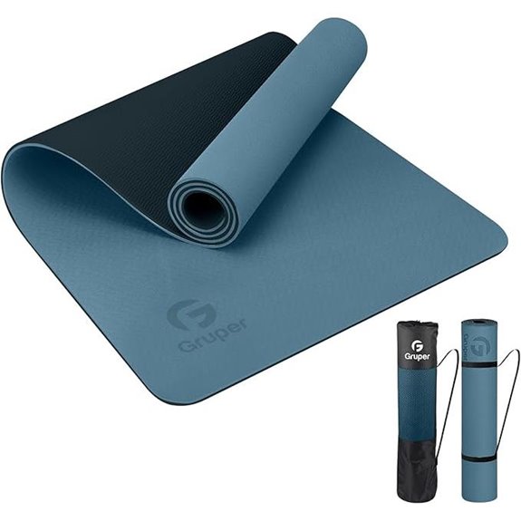 Non-Slip Eco Yoga Mat with Carrying Strap