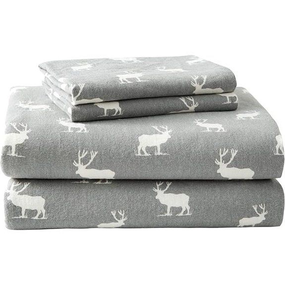 Eddie Bauer Flannel Queen Sheets with Pillowcases