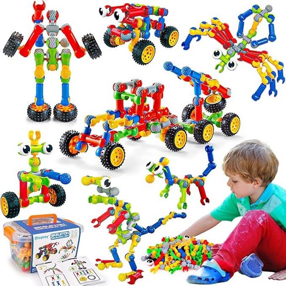 Kids STEM Building Toy Set for Ages 3-8