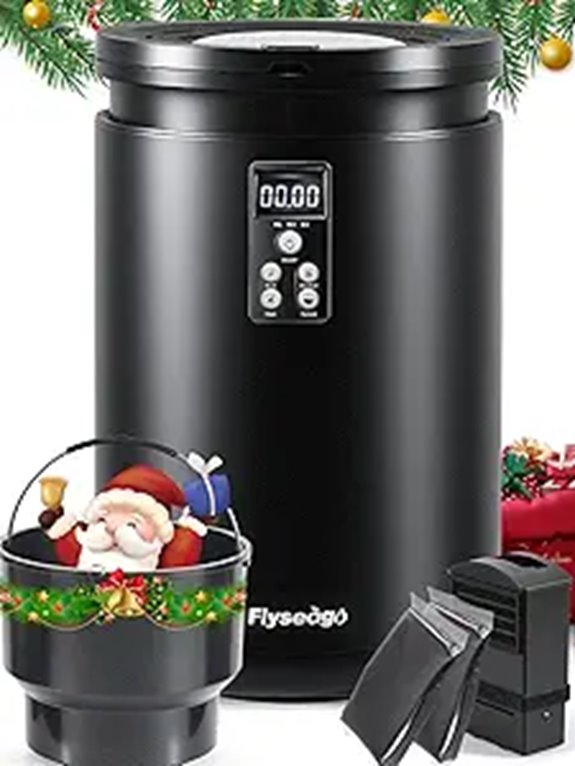 Electric Kitchen Compost Bin with Auto Cleaning