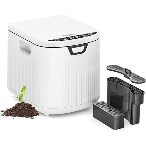 Electric Kitchen Compost Bin with Auto-Clean 3L
