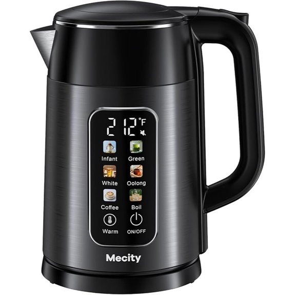 Mecity 1.7L Electric Kettle with Touch Control