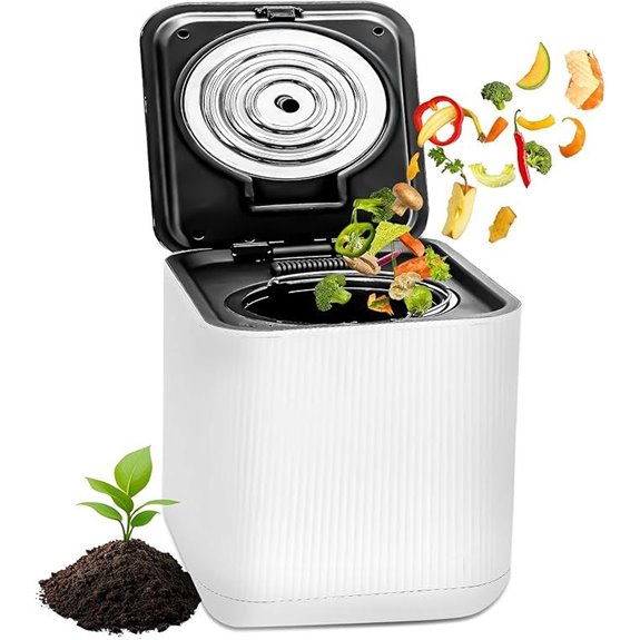 NutriChef Electric Kitchen Composter with Auto Clean