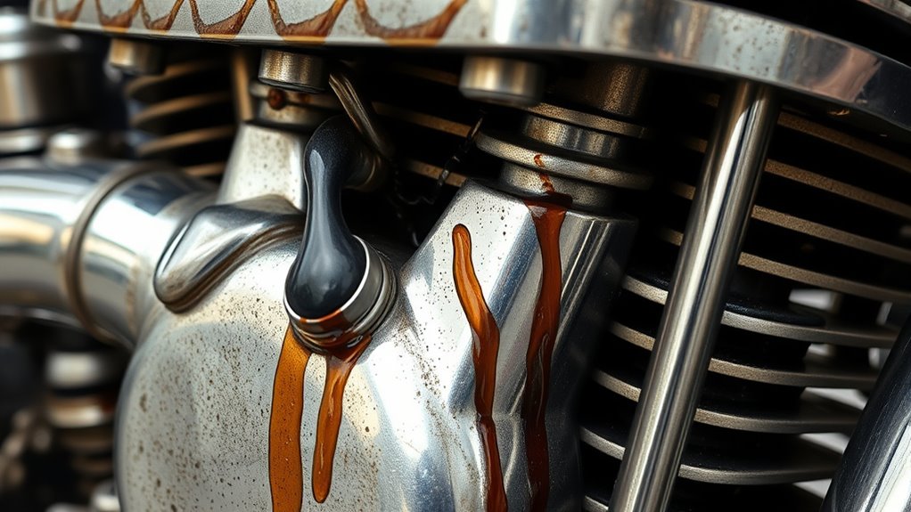 engine oil leak symptoms