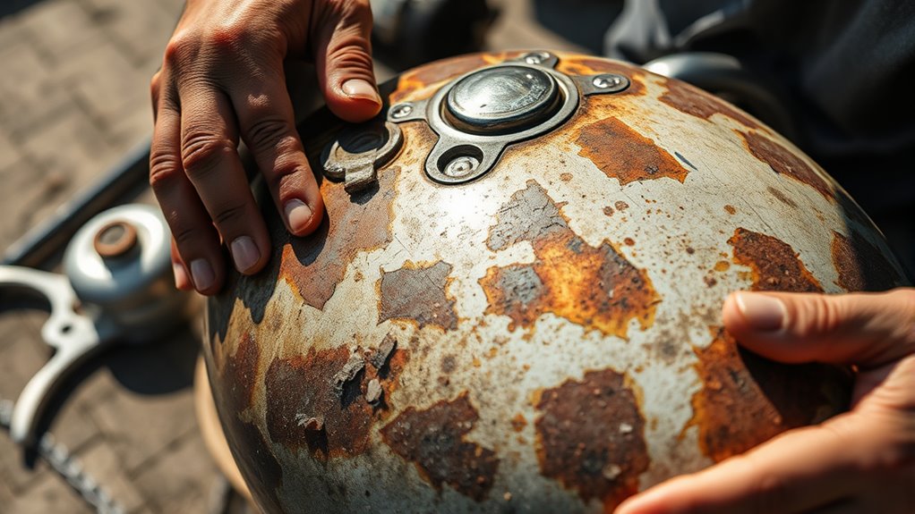 evaluate rust damage thoroughly