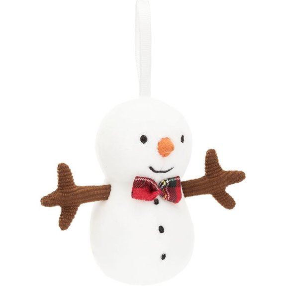Jellycat Festive Folly Snowman Ornament