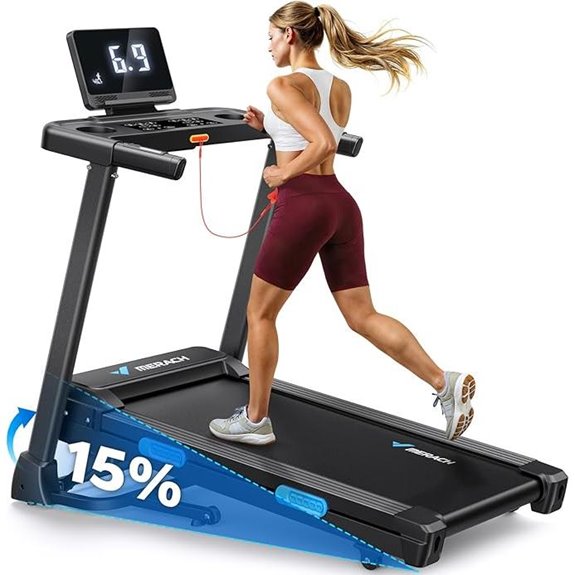 foldable treadmill with app