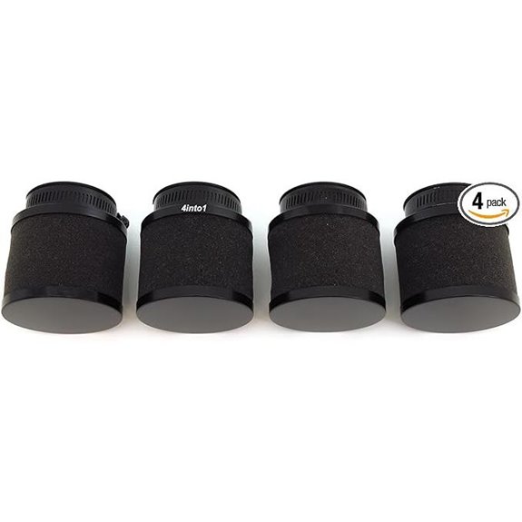 4 Pack 54mm Universal Motorcycle Air Filter