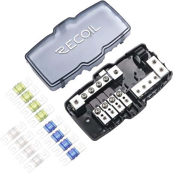RECOIL MPG4 4-Way Fused Distribution Block