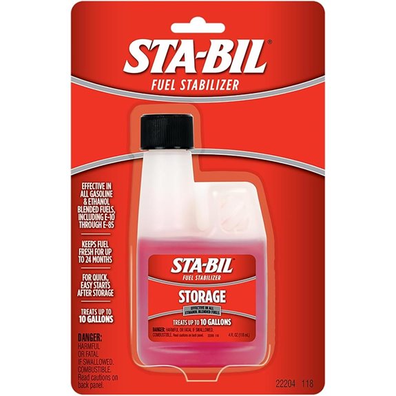 STA-BIL Fuel Stabilizer Keeps Gas Fresh Up to 2 Years