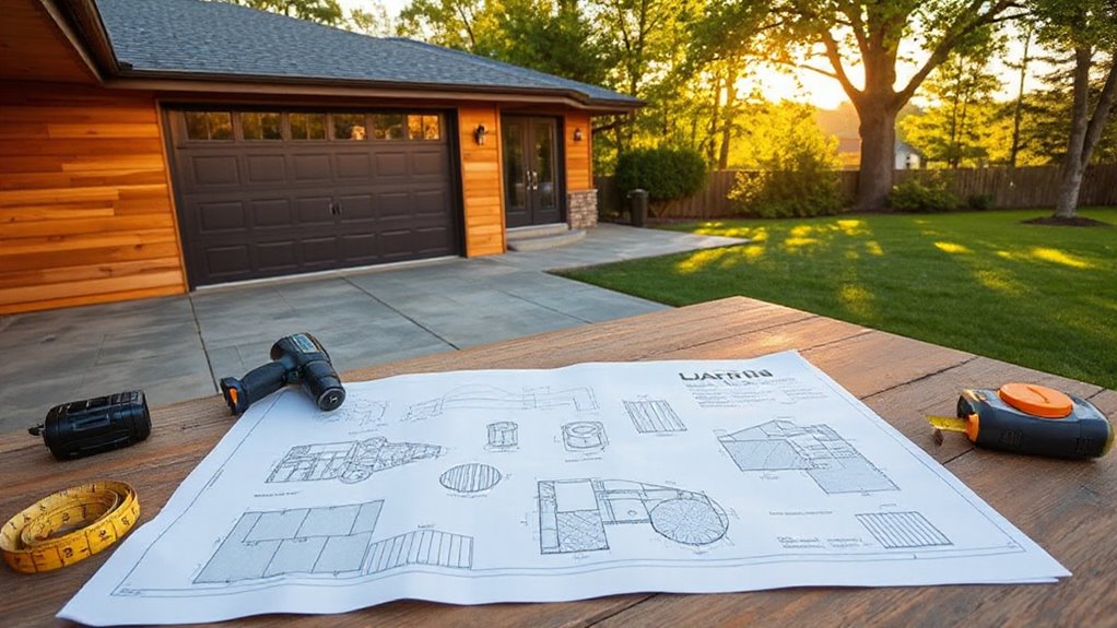 garage custom build planning