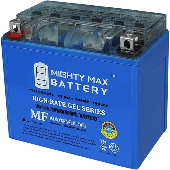 Mighty Max YTX12-BS Gel Battery for Kawasaki Vulcan