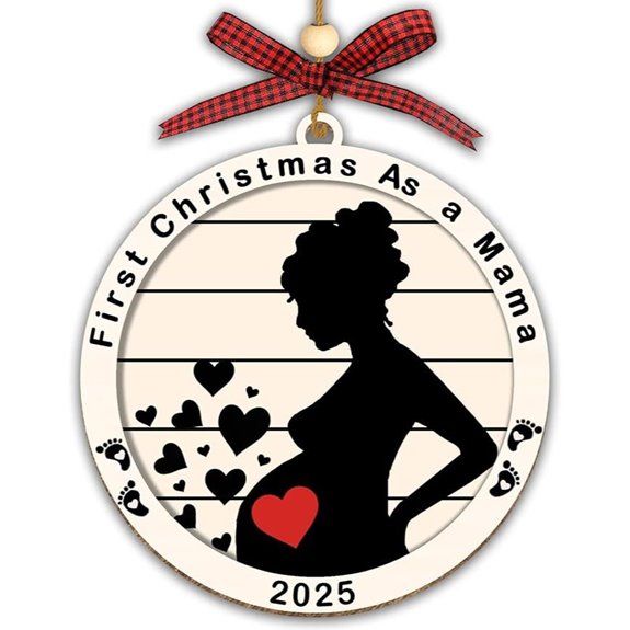 New Mom Gifts Baby's First Christmas Ornament 2025