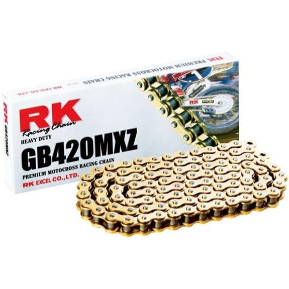 RK Racing Gold 420 MX/SX Chain with Connecting Link