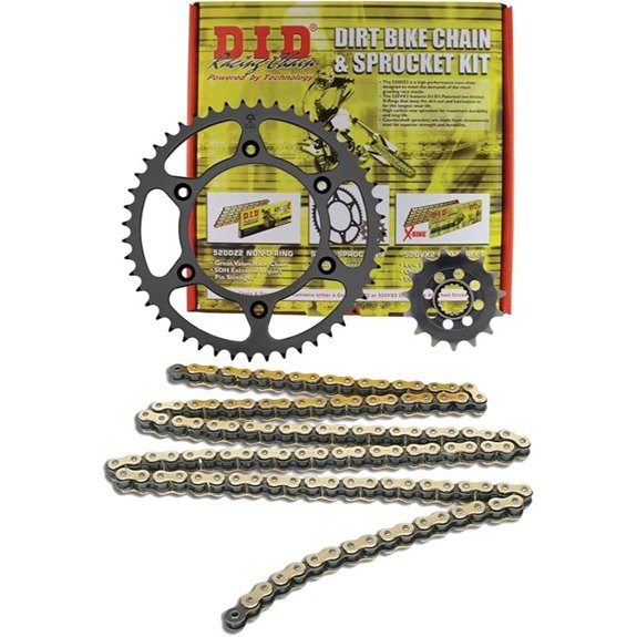 D.I.D MXY-001OEM 520DZ2 Gold Chain and 14 Teeth/50 Teeth Sprocket Kit