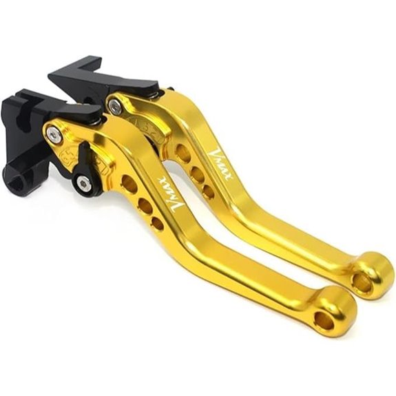 gold yamaha vmax levers