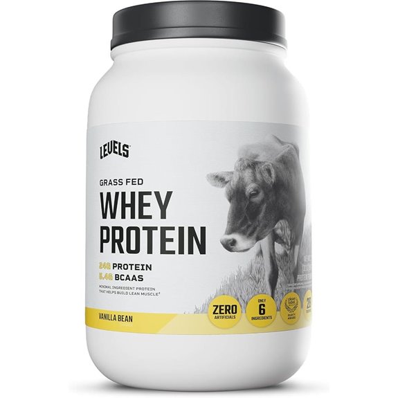 Levels Grass Fed Whey Protein Powder Vanilla Bean