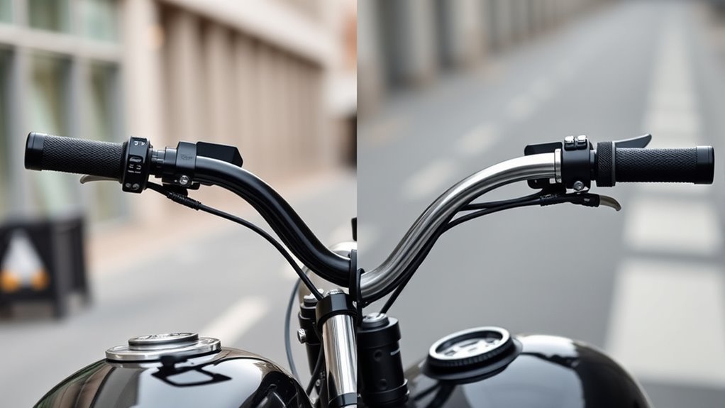 handlebar styles influence comfort
