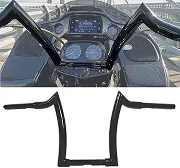 Black Ape Hanger Handlebar for Harley Motorcycle