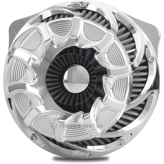 Happy-motor Chrome Air Cleaner Filter Kit for Harley