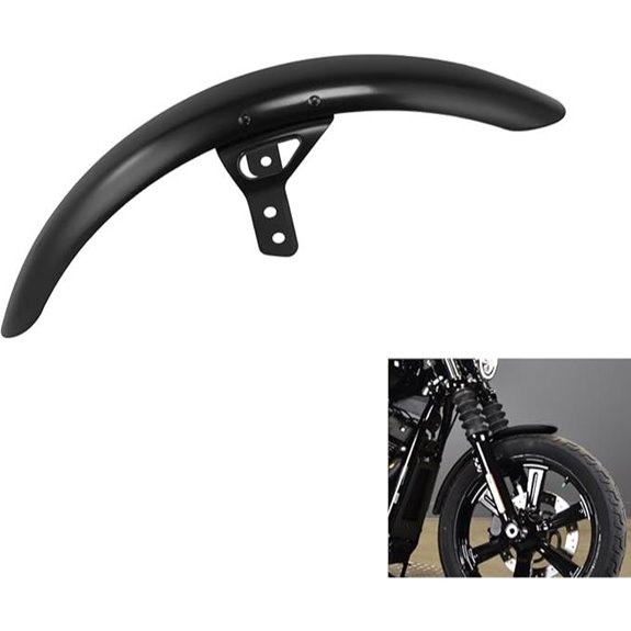 TCMT Black Front Fender for Harley Davidson Models
