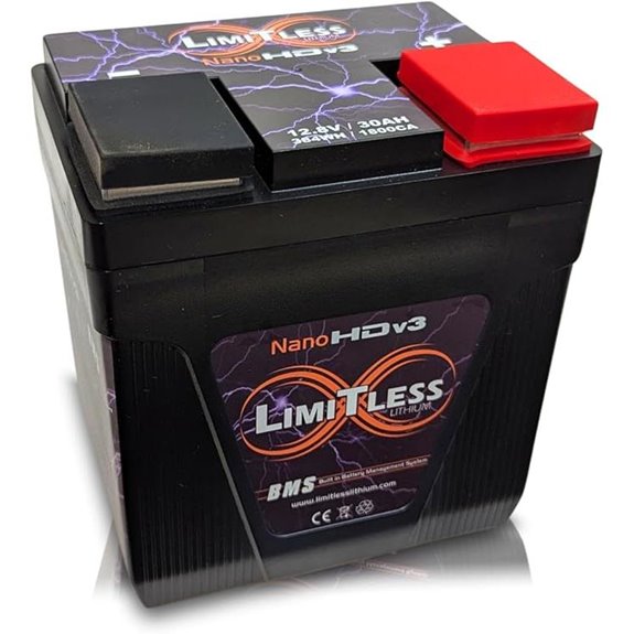 Nano-HDv3 30AH BMS Motorcycle Power Sports Battery For Harley Davidson