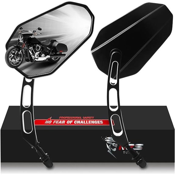 MZS Motorcycle Mirrors for Harley-Davidson Models