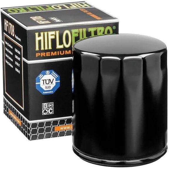 HiFlofiltro HF170B Oil Filter for Harley-Davidson