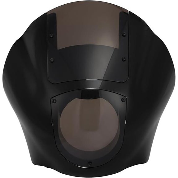 XFMT Detachable Fairing Kit & Smoke Windshield for Harley