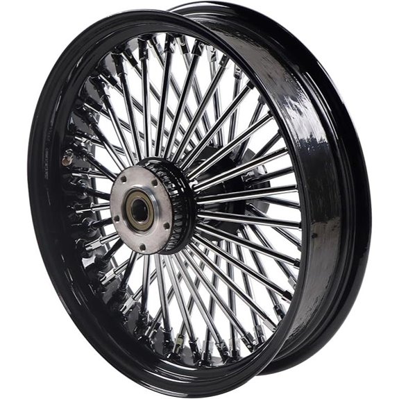 FatFlex Chrome Rear Wheel for Harley Dyna/Softail/Sportster