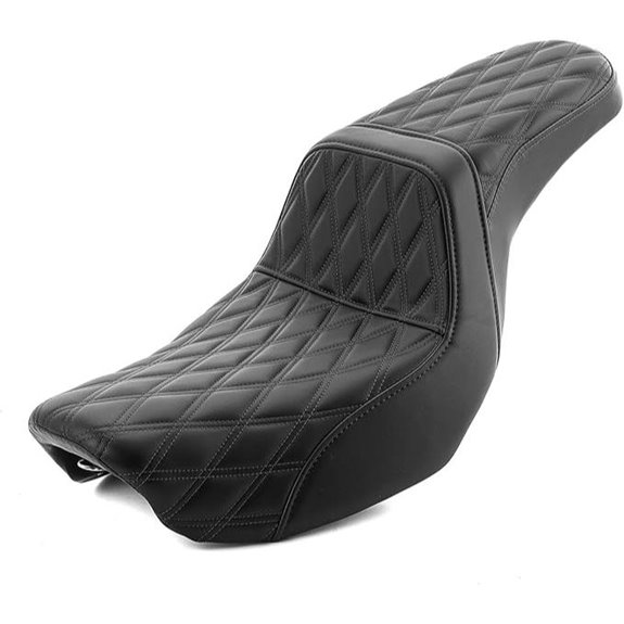 Mofun Two-Up Motorcycle Seat for Harley Dyna