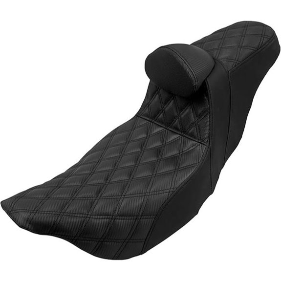 HDBUBALUS Motorcycle Touring Seat for Harley Electra Glide