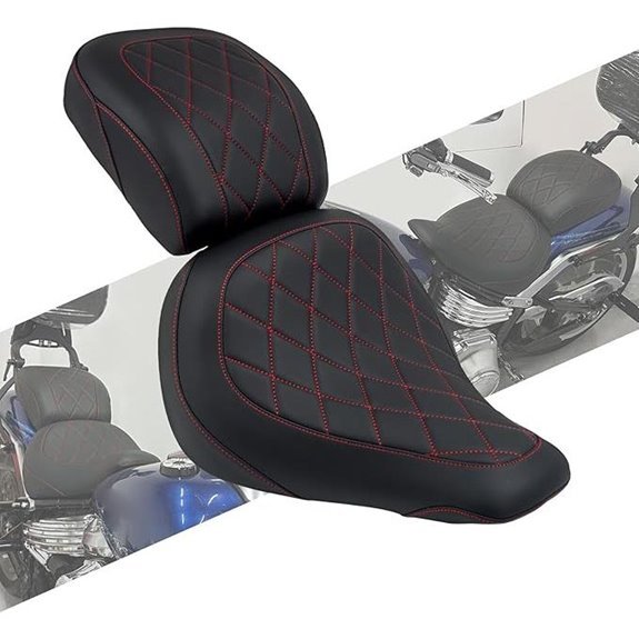 Motorcycle Passenger Seat for Harley Fat Boy & Breakout
