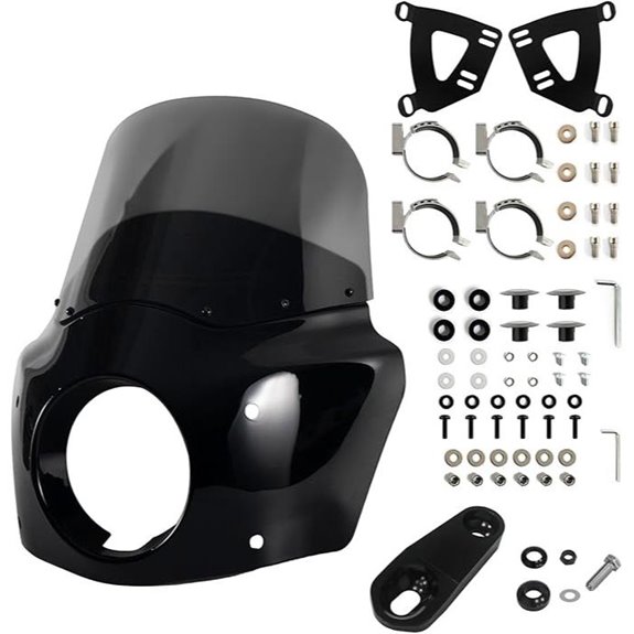 Motorcycle Windshield Kit for Harley Iron and Sportster