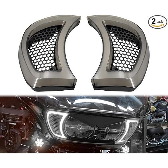 HDBUBALUS Motorcycle LED Turn Signal for Harley Road Glide