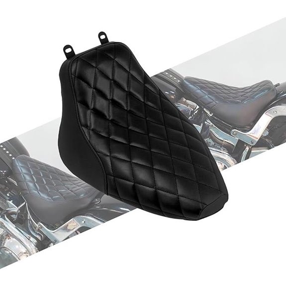 Motorcycle Front Leather Pillion Seat for Harley