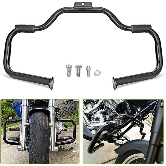 Mofun Black Engine Guard for Harley Softail Models