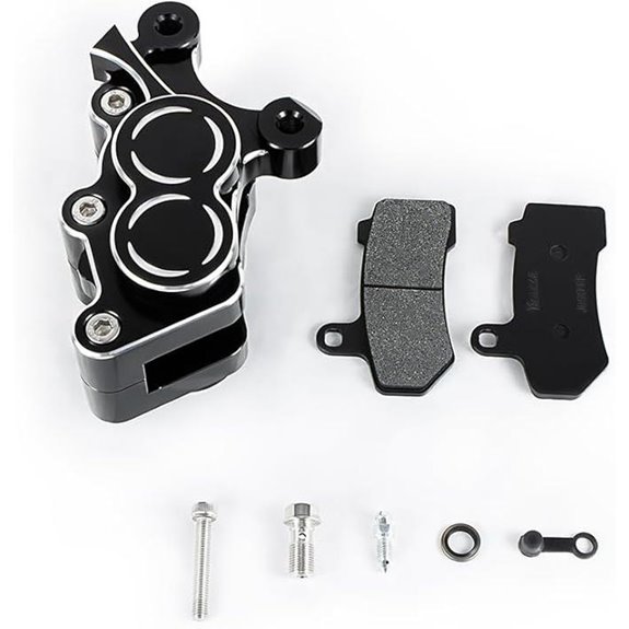 4-Piston Front Brake Caliper for Harley Touring