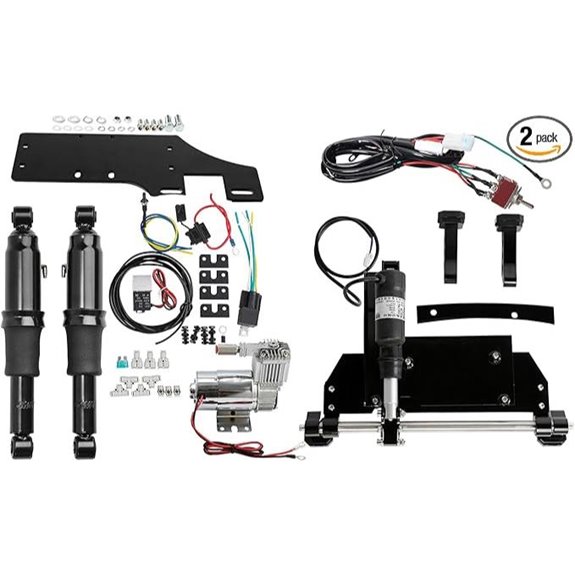 Adjustable Air Ride Suspension Kit for Harley Touring