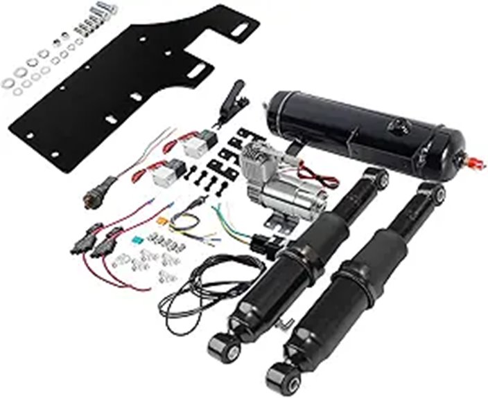 Rear Air Ride Suspension for Harley Touring Bagger