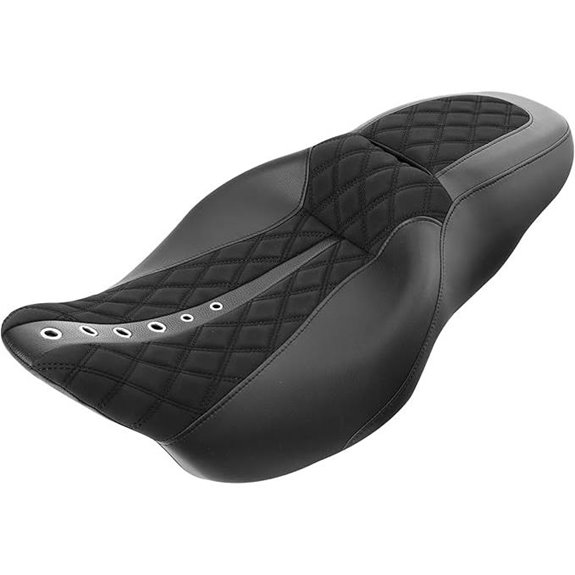 C.C. RIDER Driver Passenger Seat for Harley Touring