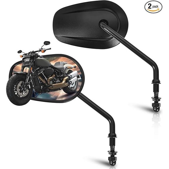Motorcycle Handlebar Mirrors for Harley Touring Models